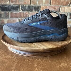 Brooks Ghost Max 2 Mens 9 Gray Blue Max Cushion Road Running Shoes Sneakers
